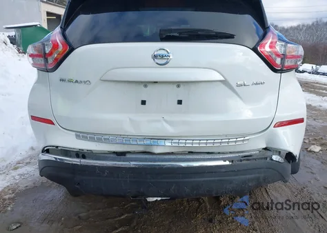 2018 Nissan Murano Sl z USA, uszkodzony, nr VIN 5N1AZ2MH1JN183608